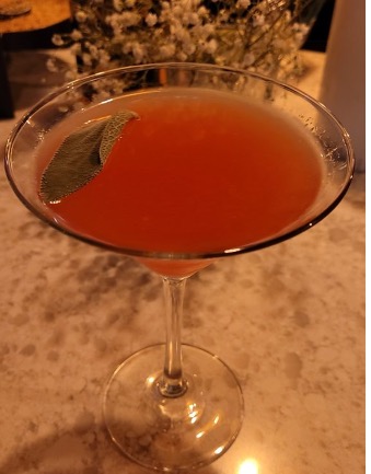 cranberry sage cosmo