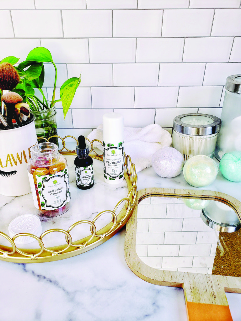 image of the noir leaf cbd infused gummies and arousal oil 