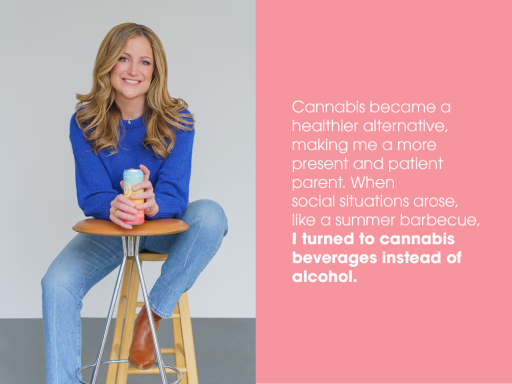 Cannabis became a healthier alternative, making me a more present and patient parent. When
social situations arose, like a summer barbecue, I turned to cannabis beverages instead of
alcohol