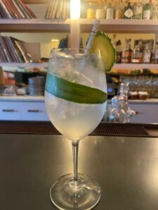 Cucumber Spritz mocktail